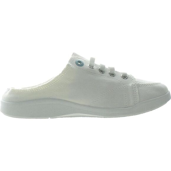 Vionic Beach Womens Breeze  White Canvas Mule Slip-On Sneakers Shoes - Picture 2 of 5